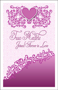 Wedding Program Cover Template 12B - Graphic 2